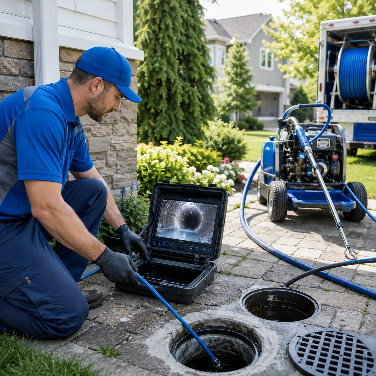 Outdoor drain cleaning professionals serving Macedonia, IL